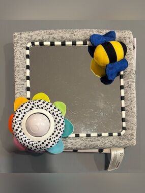 Sassy Tummy Time Square Floor Mirror